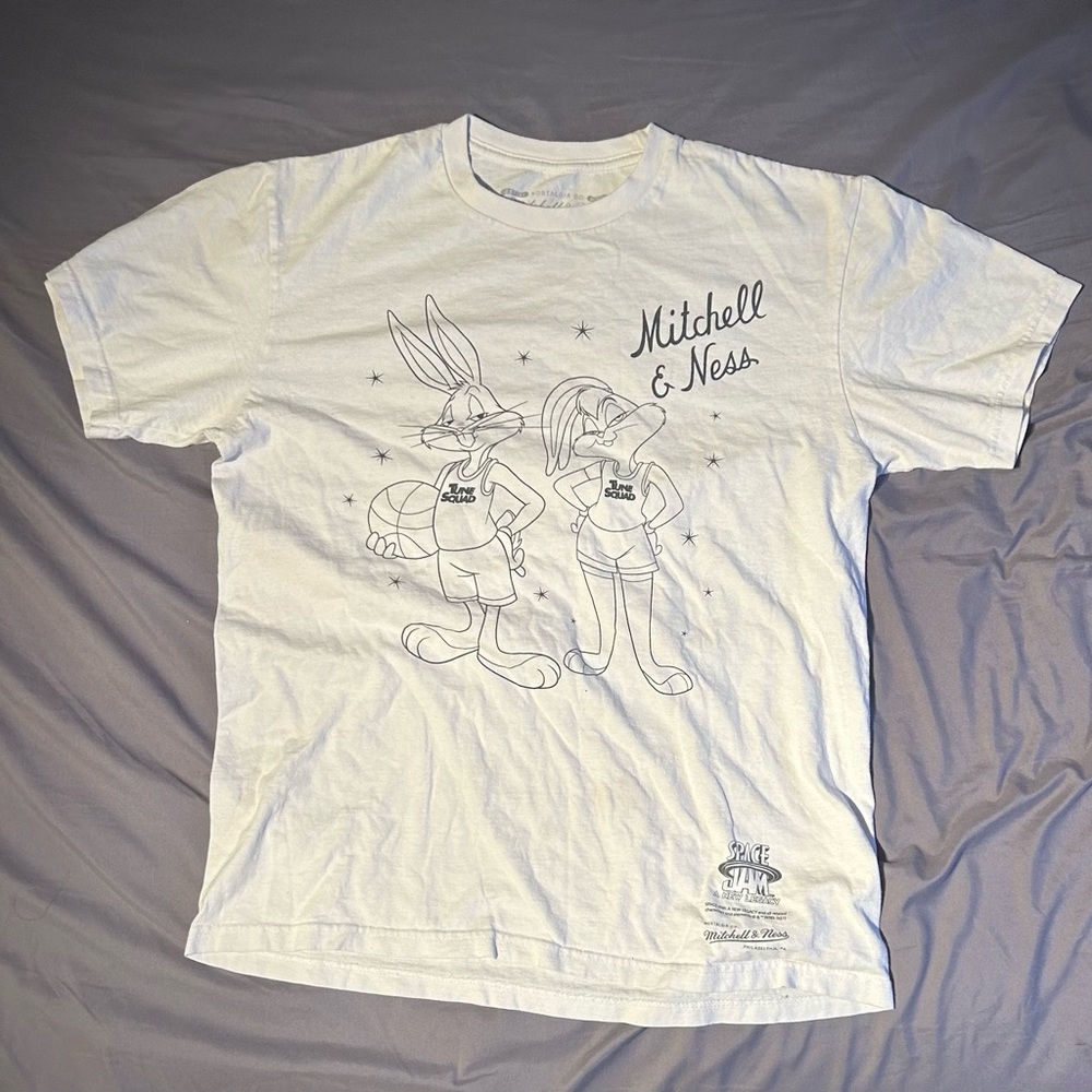Mitchell & Ness White Looney Tunes T-Shirt